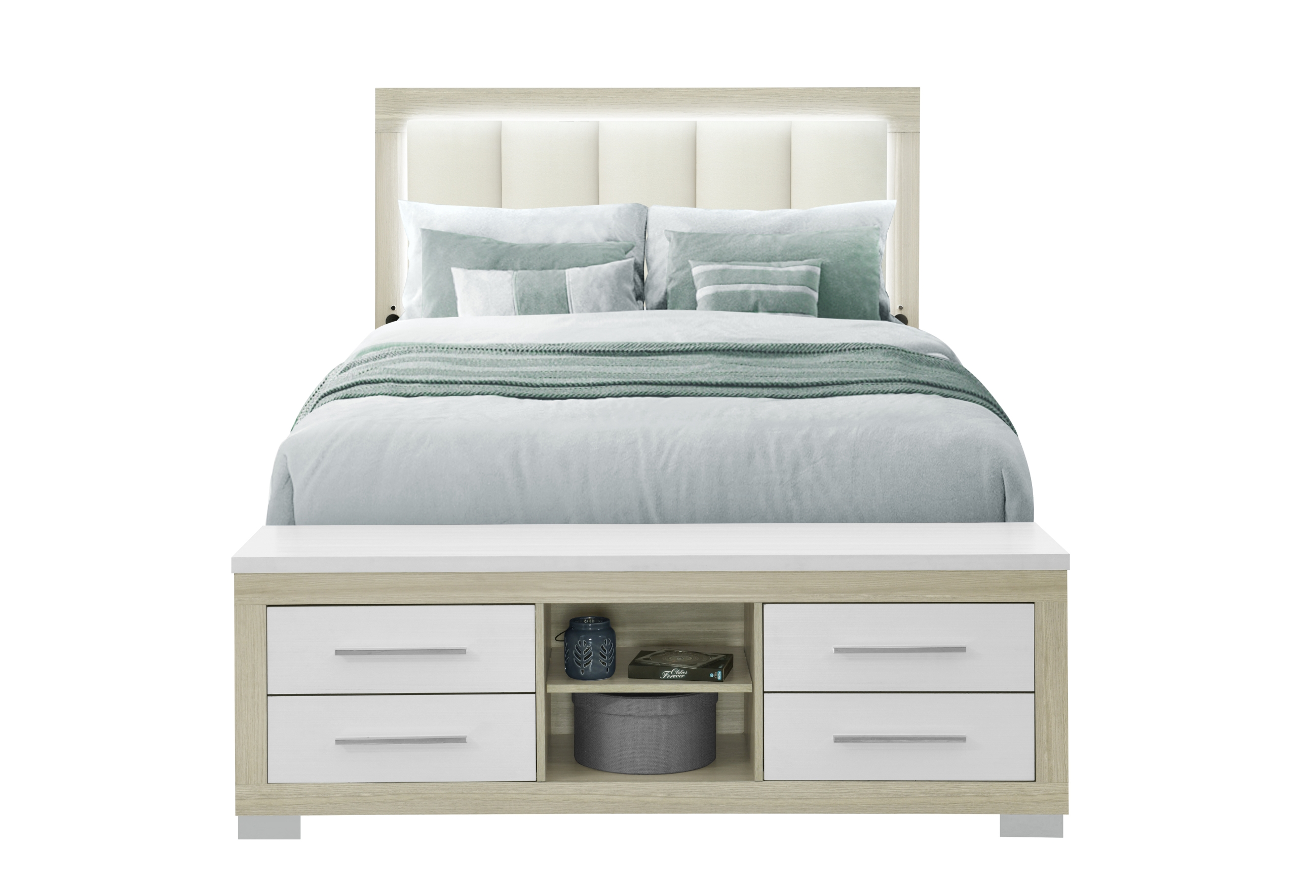 Emma - Bed With LED And USB