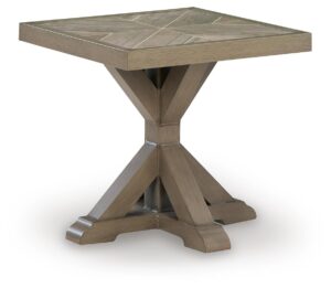 Laguna Heights - Square End Table - Beige