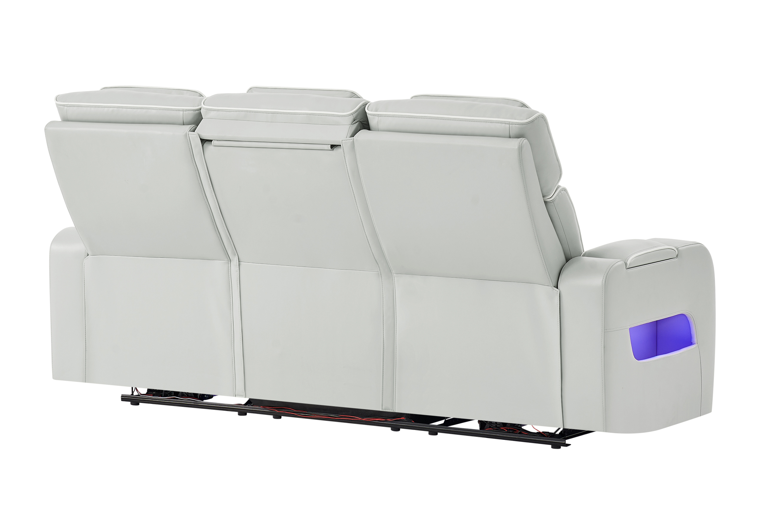 U8611 - Power Reclining Sofa With Power Headrest And LED - Image 4