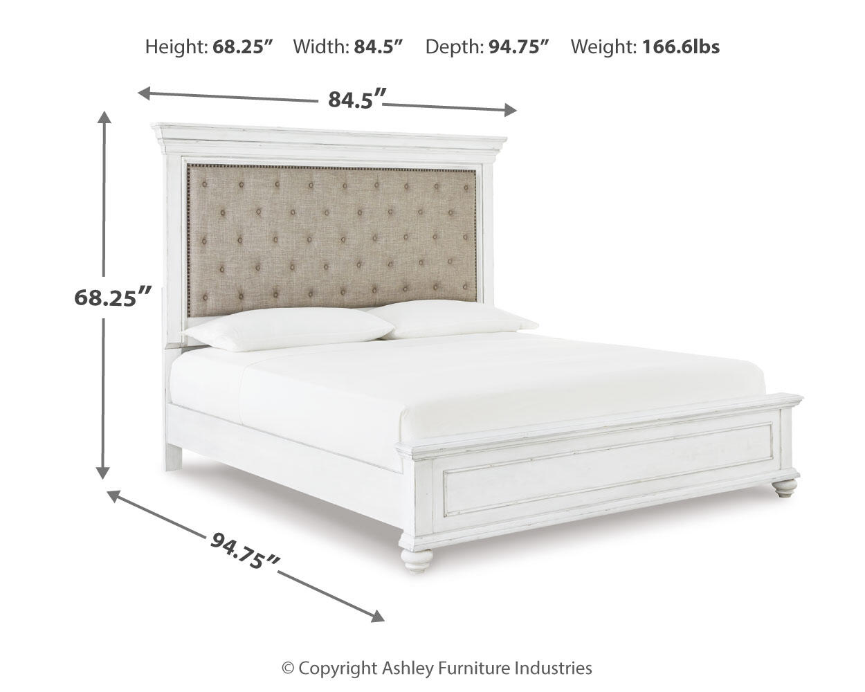 Kanwyn - Upholstered Panel Bed - Image 19