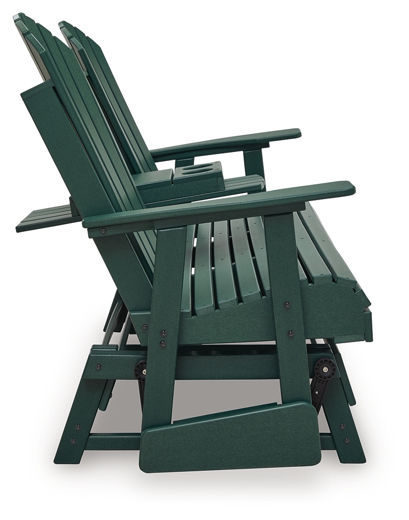 Shell Beach - Loveseat Glider - Green - Image 5