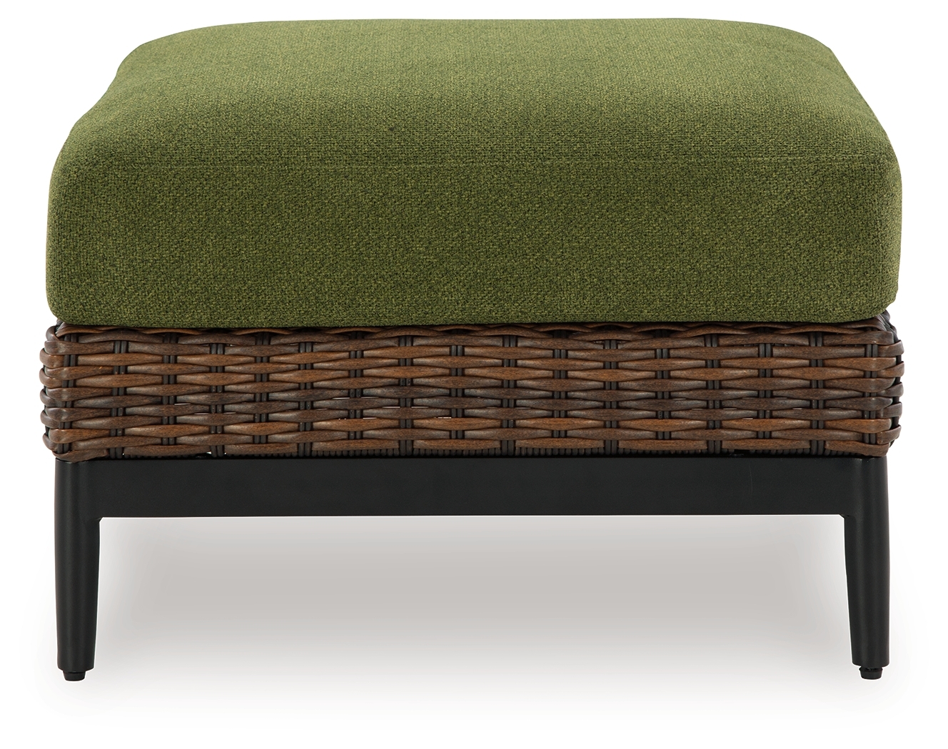 Horizon Hall - Ottoman With Cushion - Brown / Green - Image 3