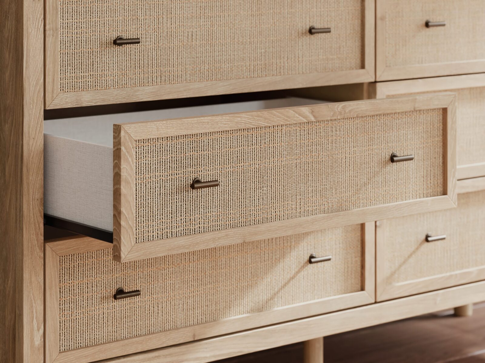 Cielden - Six Drawer Dresser - Two-Tone - Image 10