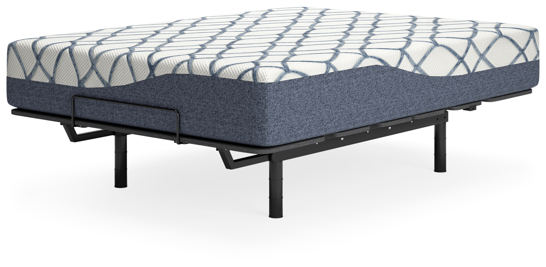 12 Inch Chime Elite 2.0 - California King Mattress - White / Blue - Image 6