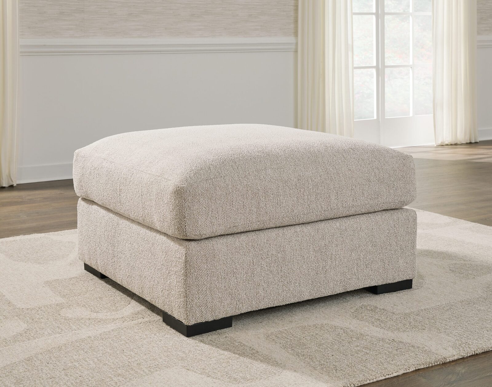 Ballyton - Oversized Accent Ottoman - Sand - Image 2