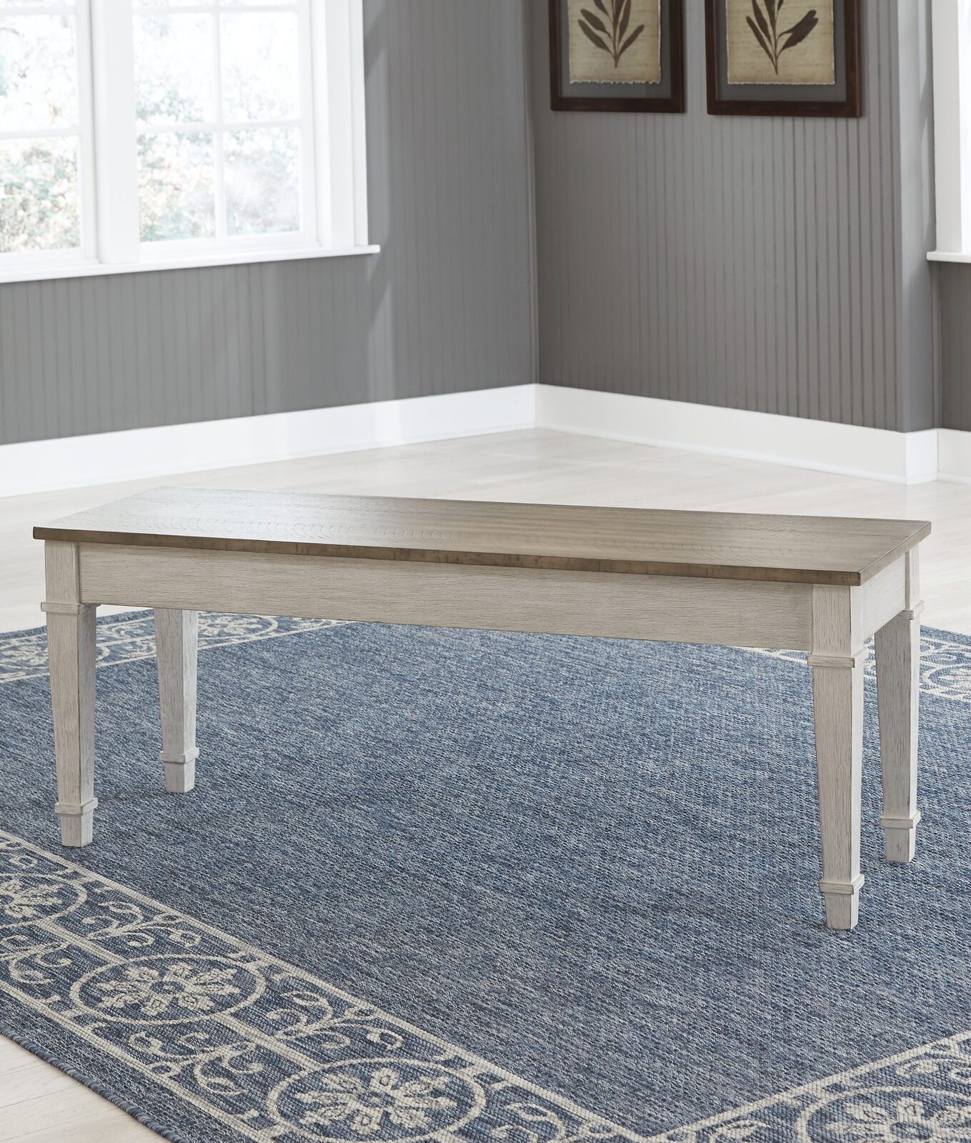 Skempton - Storage Bench - White - Image 2