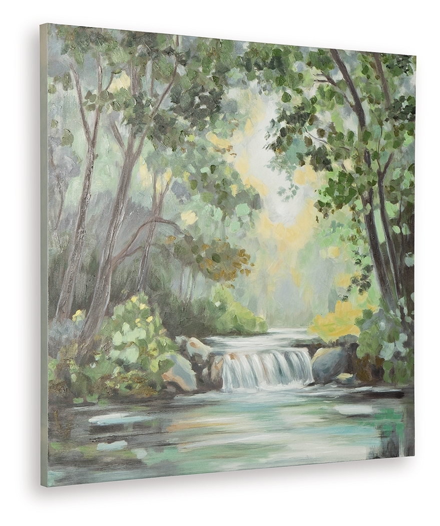 Evermaddick - Wall Art - Green / Gray / White - Image 3