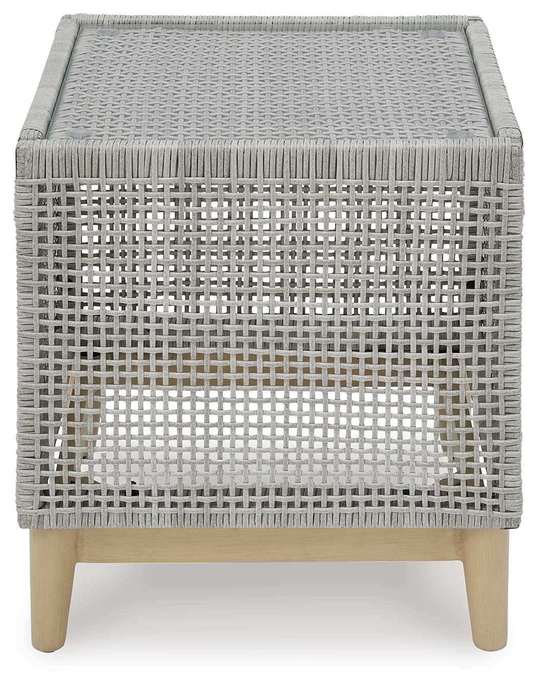 Seton Creek - Square End Table - Gray - Image 3
