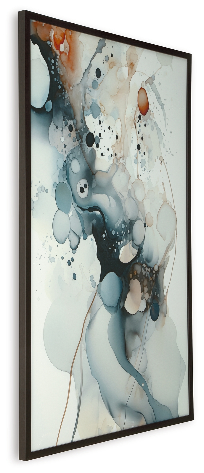 Foxenburg - Wall Art - Blue / Amber / White - Image 3