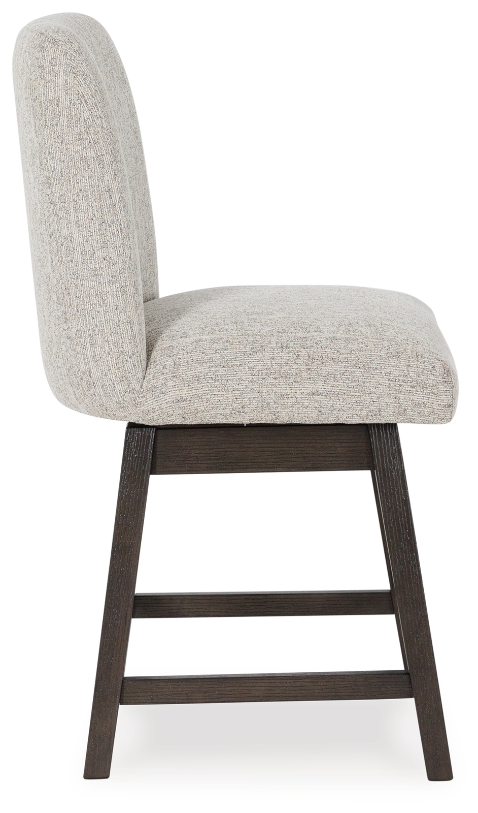 Burkhaus - Upholstered Swivel Barstool (Set of 2) - Beige / Dark Brown - Image 5