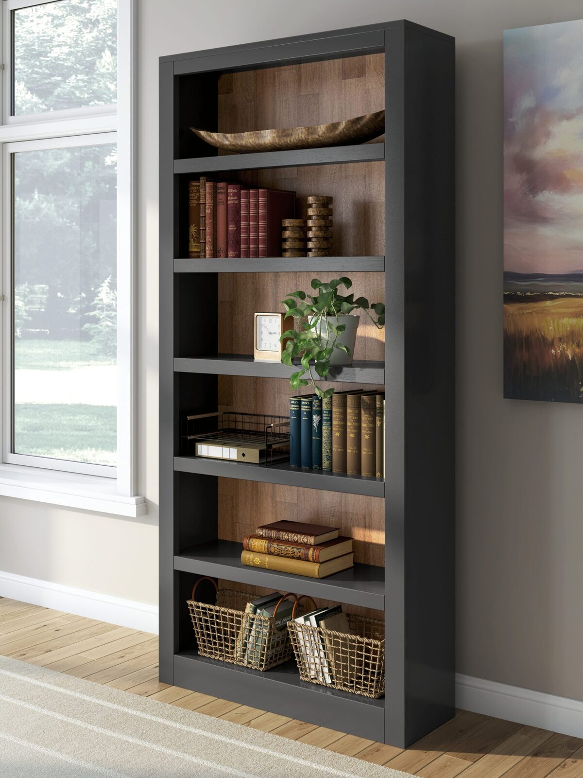 Wildenauer - Bookcase - Brown / Black - Image 2