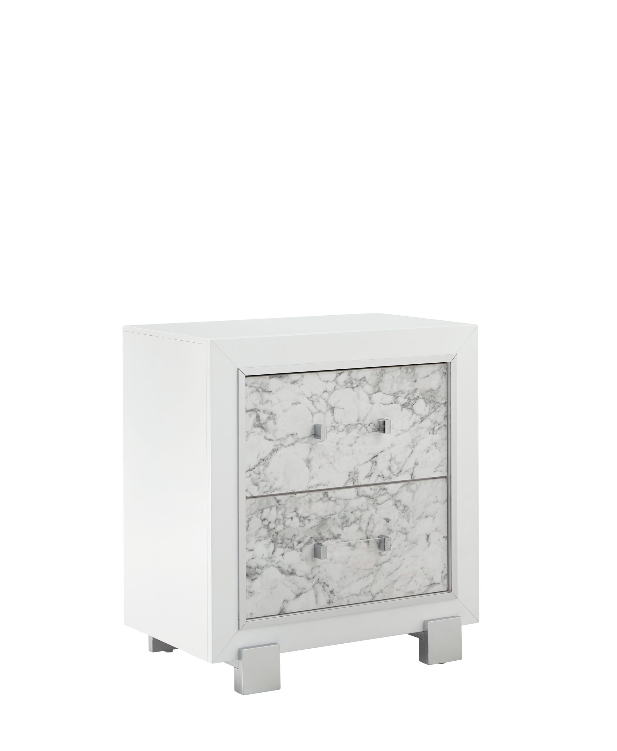 Santorini - 5 Piece Bedroom Set - White - Image 8