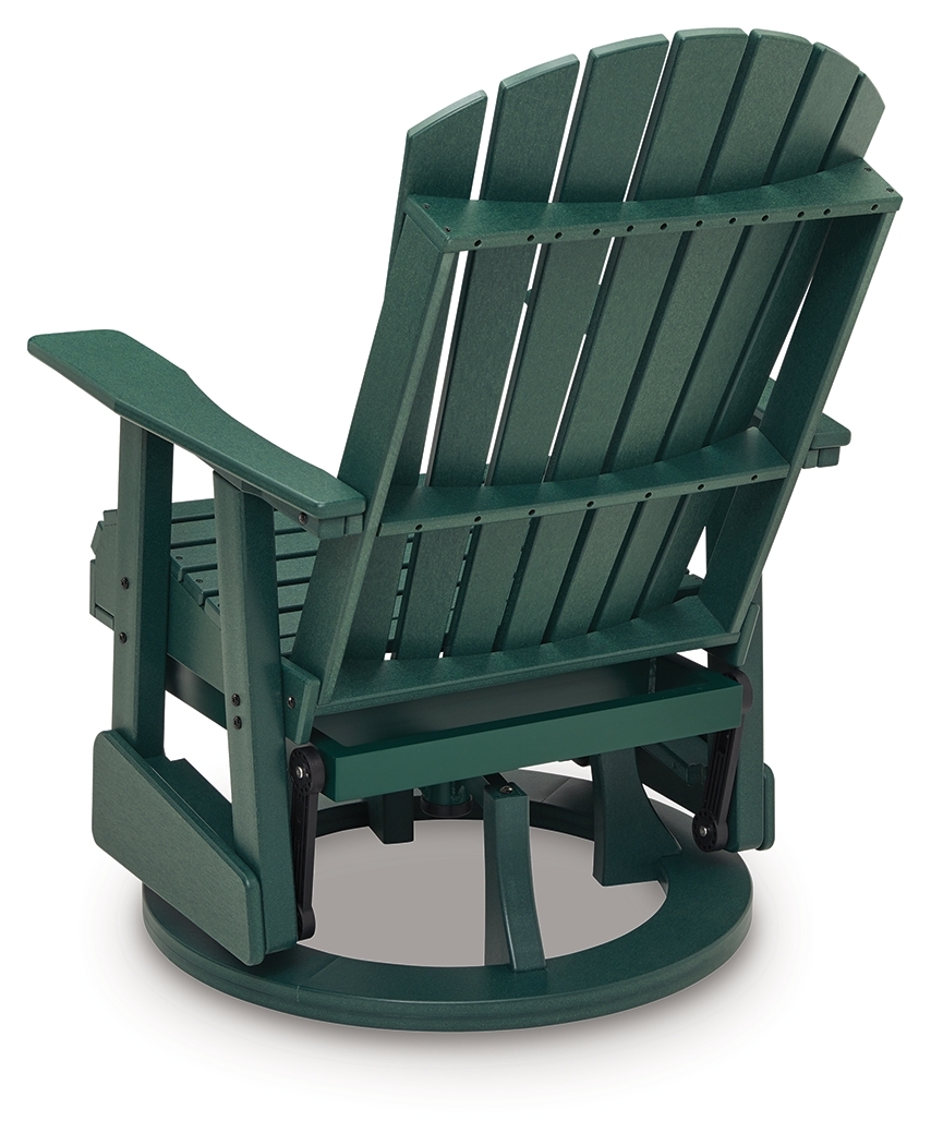 Shell Beach - Swivel Glider Chair - Green - Image 6