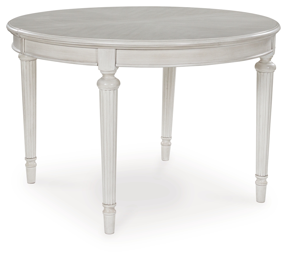 Montelaine - Oval Dining Room Extension Table - Antique White - Image 3