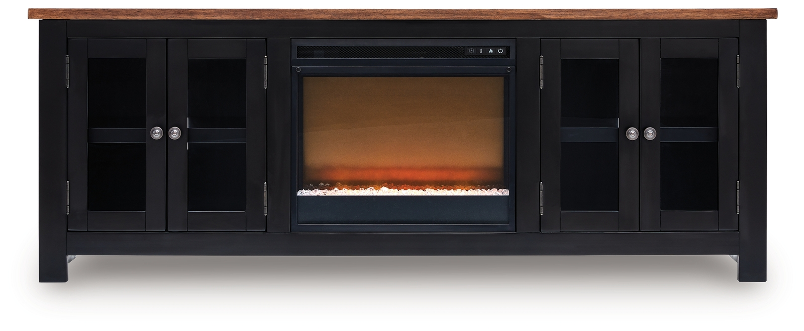 Wildenauer - 76" TV Stand With Electric Fireplace - Image 2