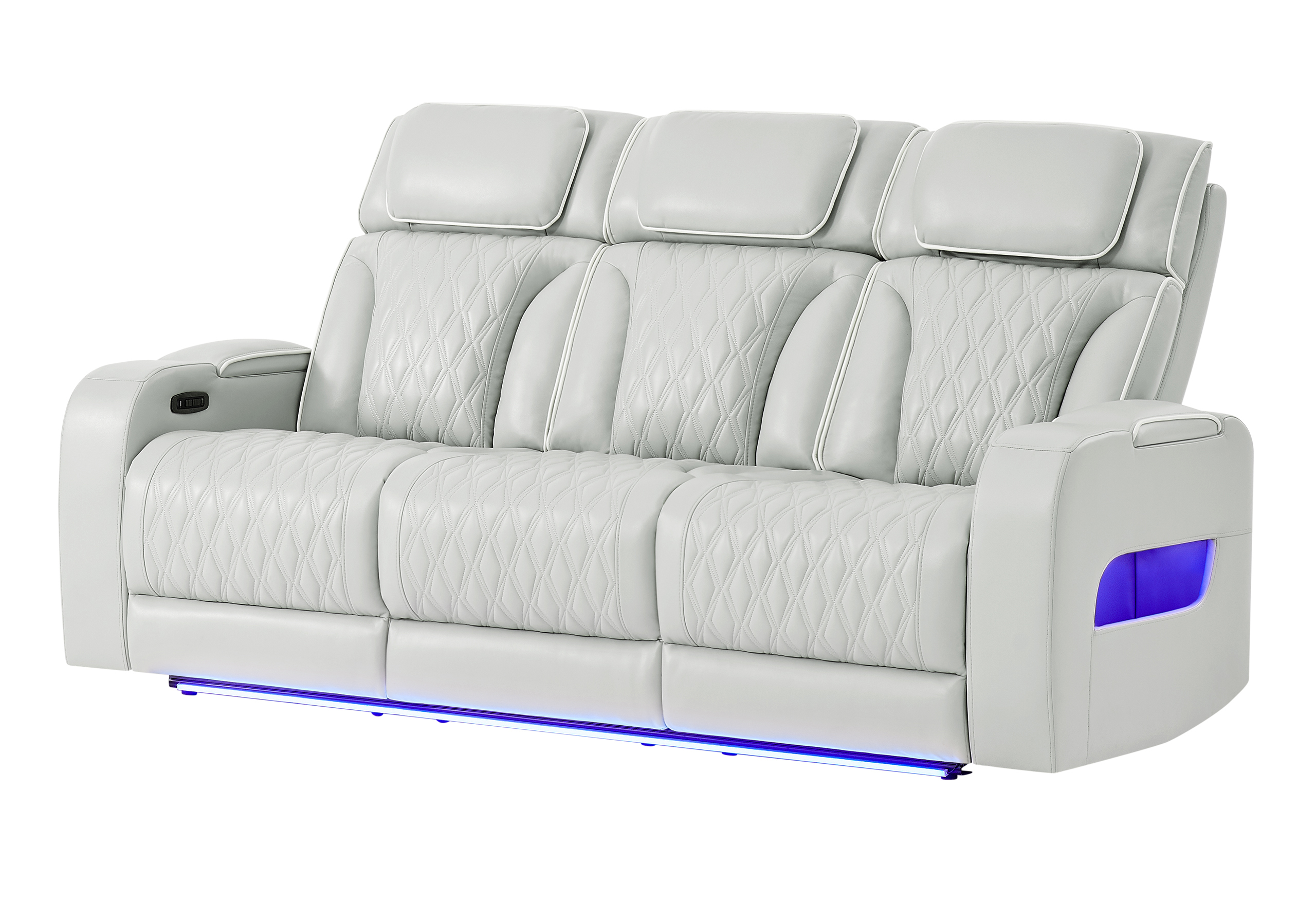 U8611 - Power Reclining Sofa With Power Headrest And LED - Image 2