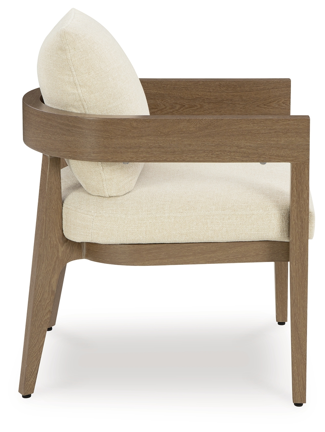 Serene Bay - Arm Chair With Cushion (Set of 2) - Dark Brown / White - Image 5