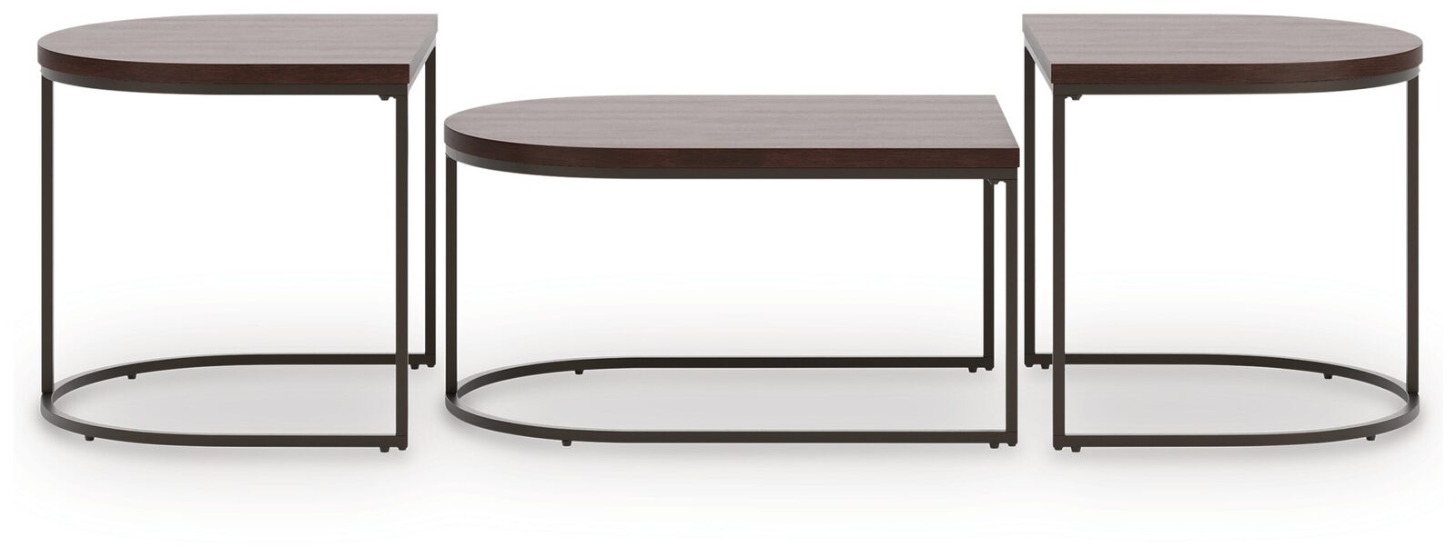 Vanmore - Occasional Table Set (Set of 3) - Dark Brown - Image 3