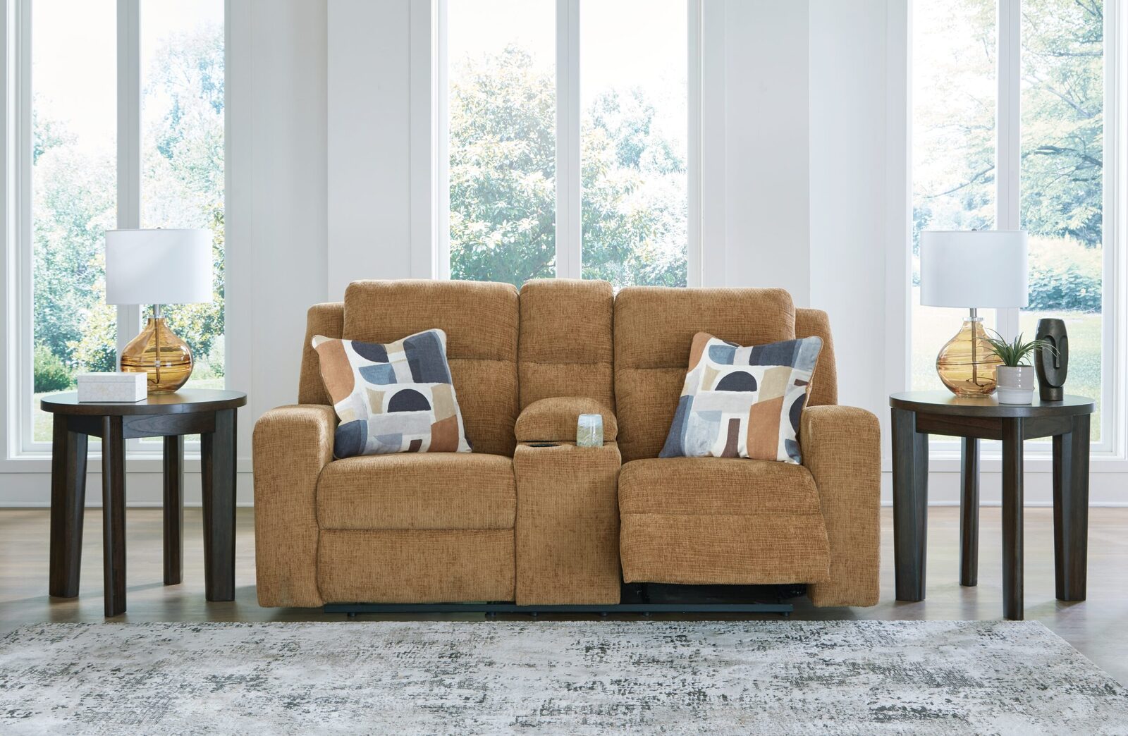Kanlow - Dbl Reclining Loveseat With Console - Image 6