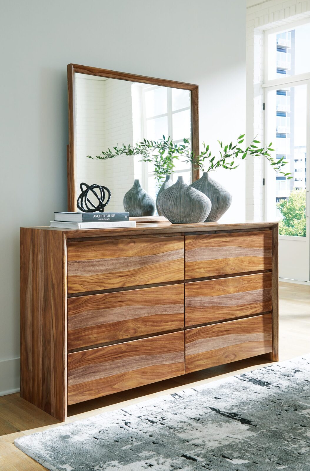 Dressonni - Dresser And Mirror - Brown - Image 2