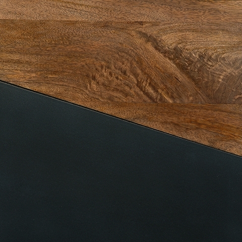 Trailbend - Accent Table - Brown / Gunmetal - Image 9