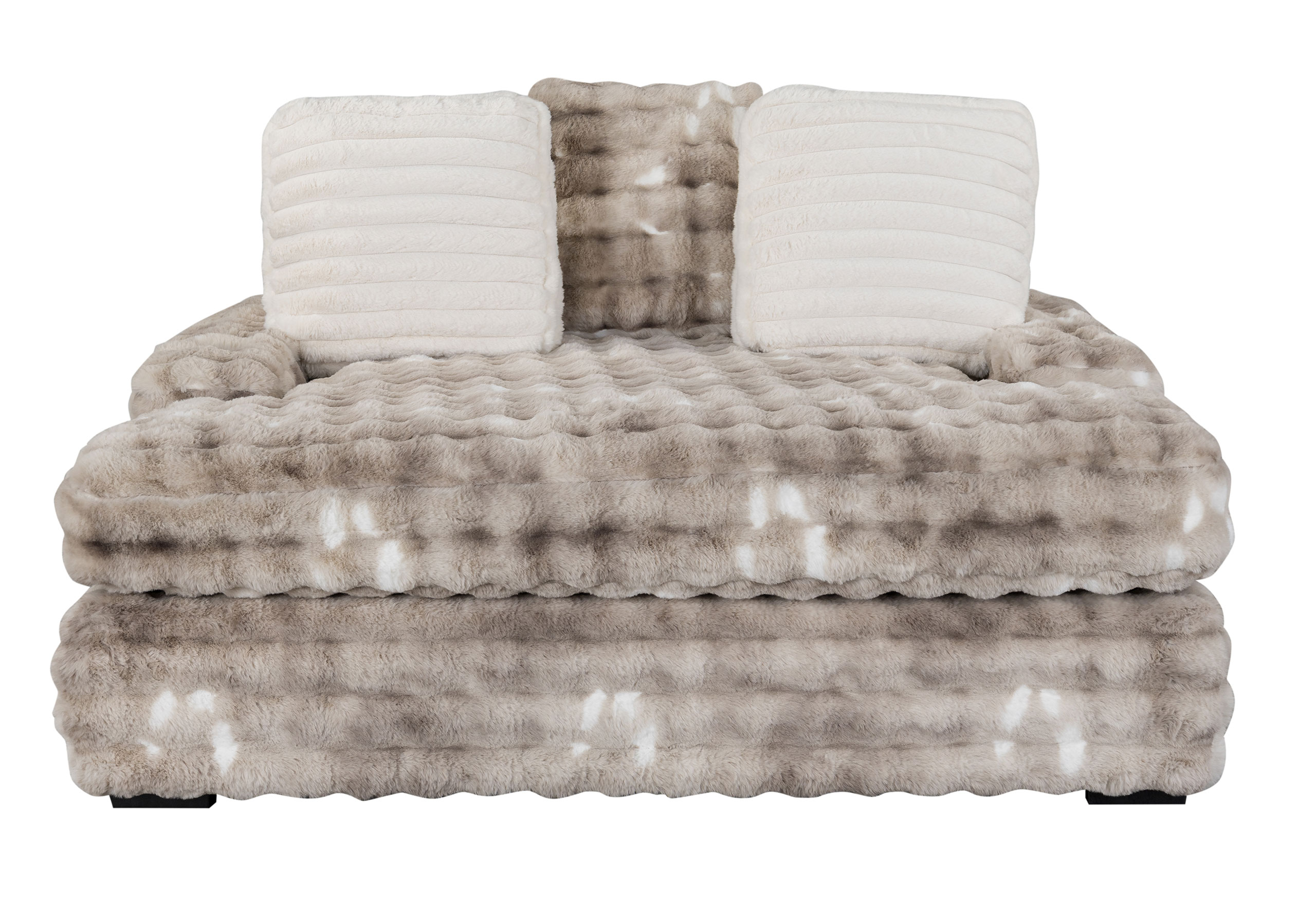 U8292 - Lounger Sofa With USB - Gray - Image 2