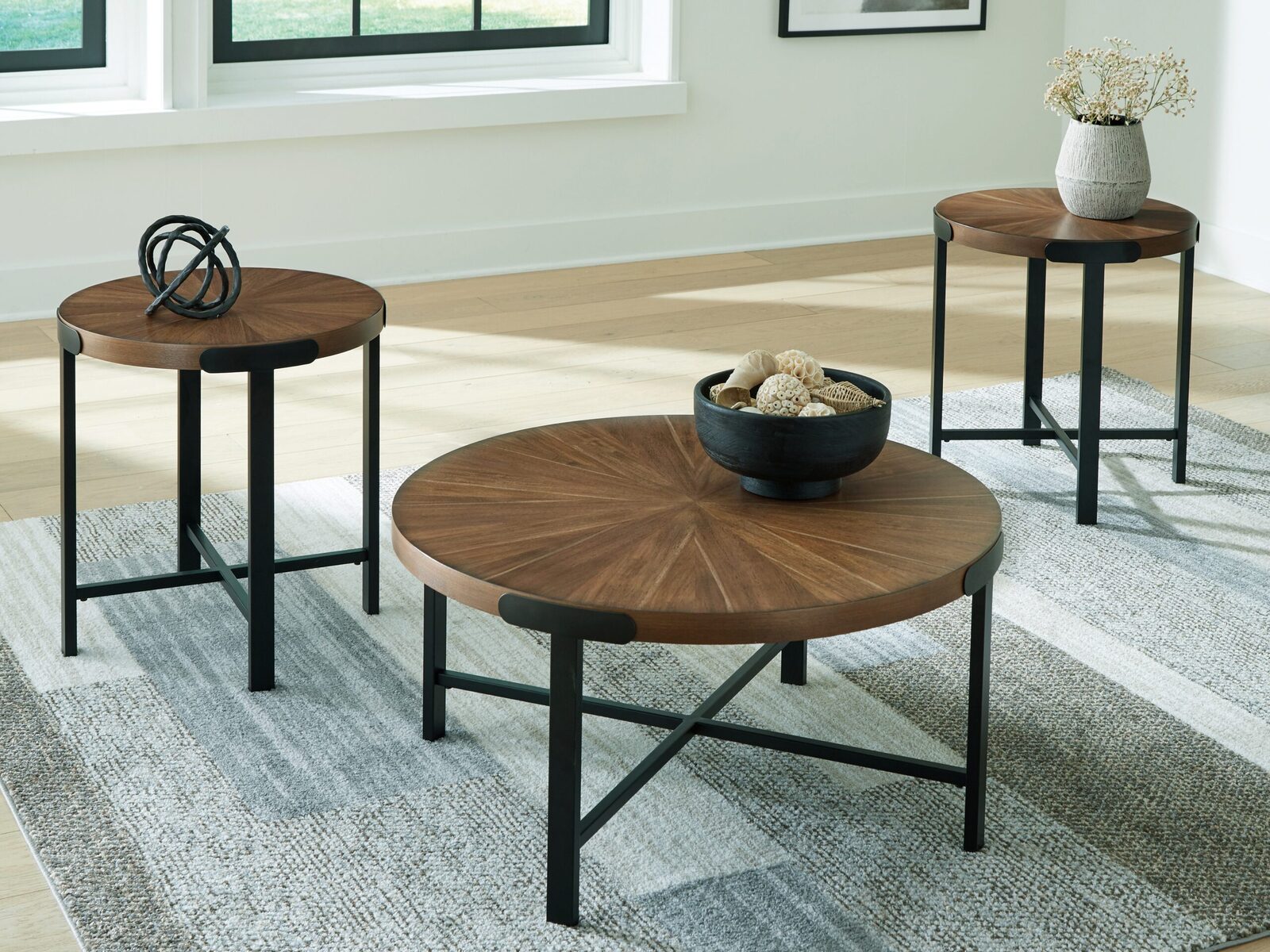Crosstrail - Occasional Table Set (Set of 3) - Brown - Image 10