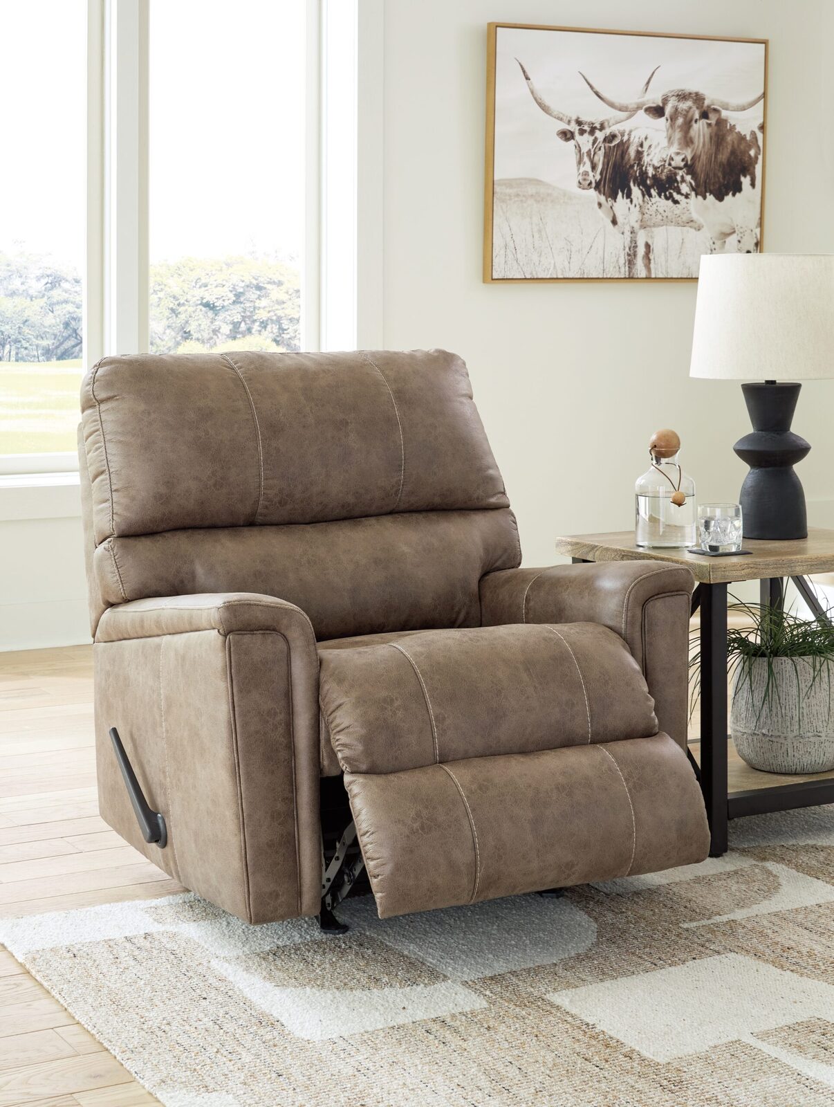 Navi - Rocker Recliner - Fossil - Image 7