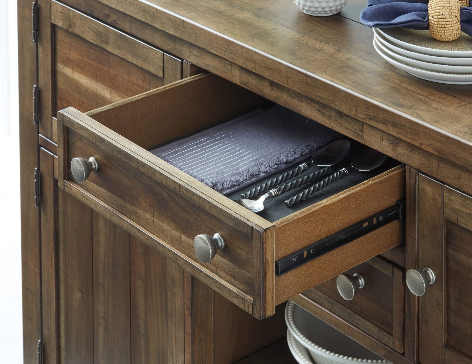 Moriville - Dining Room Server - Grayish Brown - Image 6