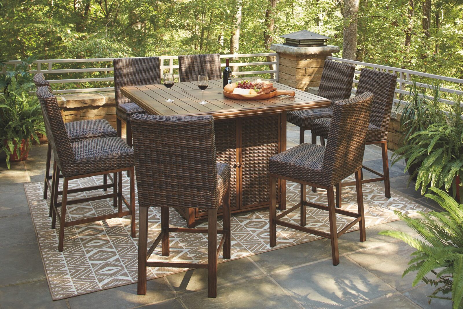 Paradise Trail - Outdoor Fire Pit Table Set - Image 3