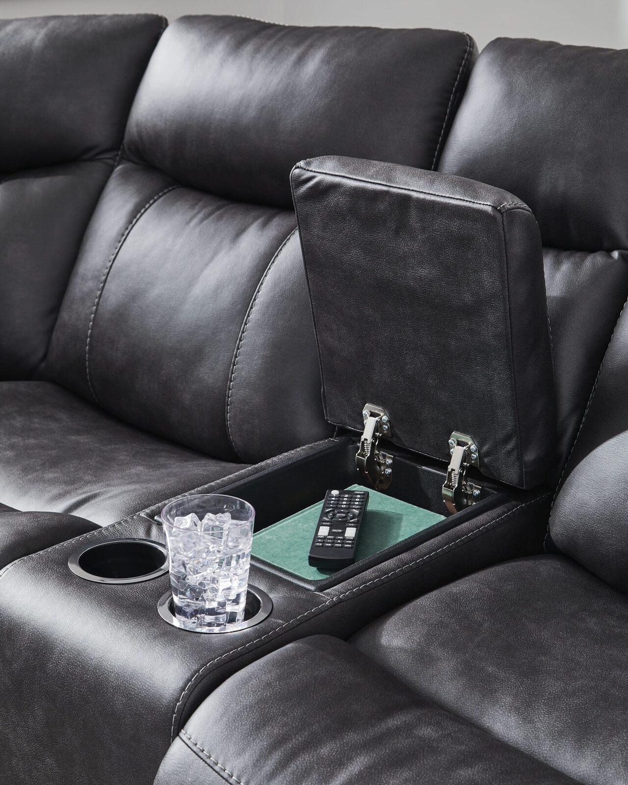 Sultan Meadow - 2-Piece Reclining Sectional - Carbon - Image 7