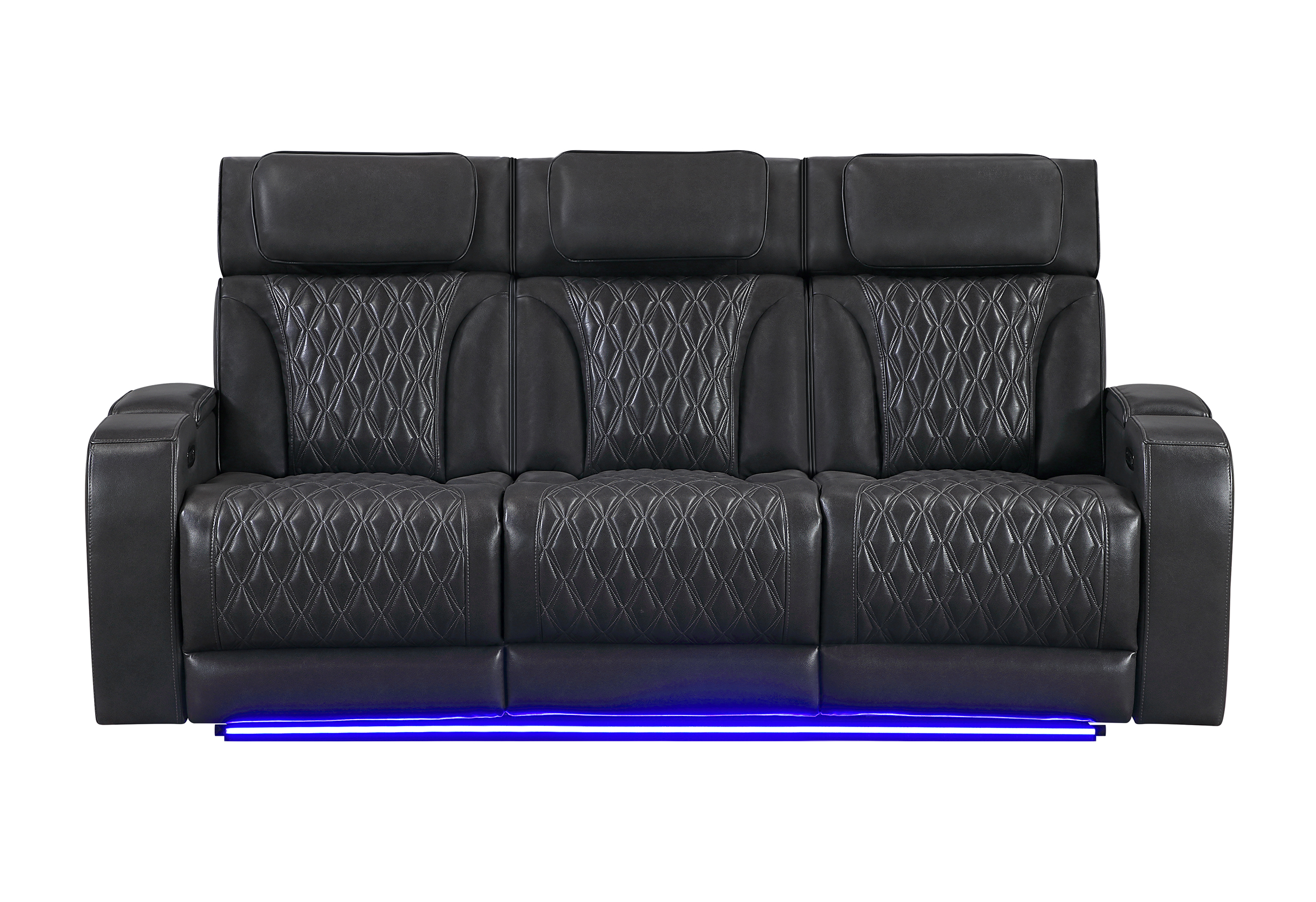 U8611 - Power Reclining Sofa With Power Headrest And LED - Image 6