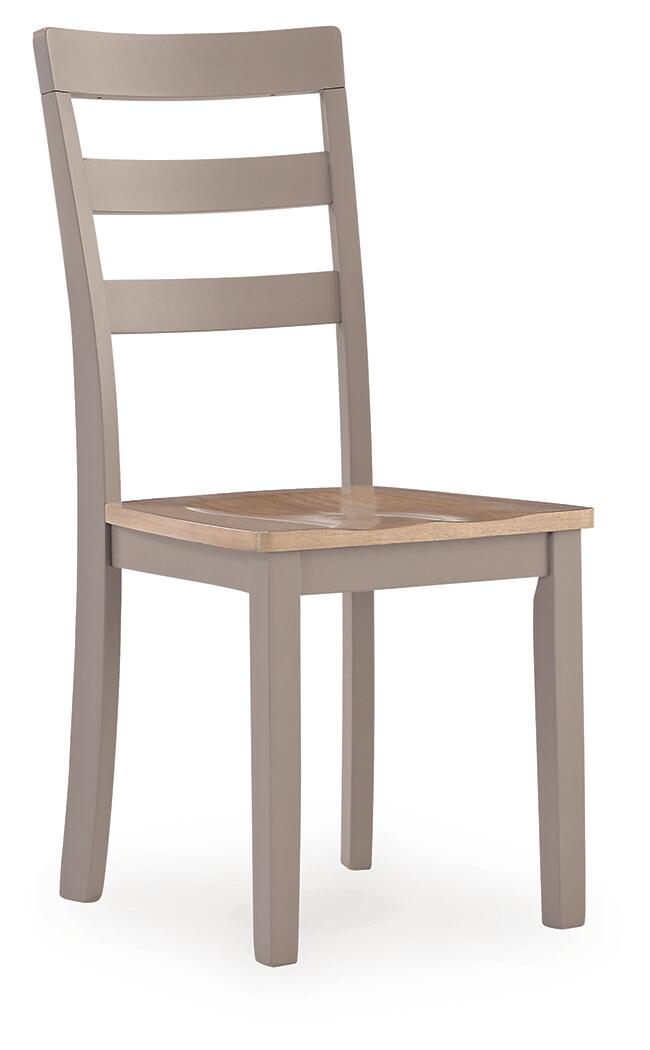 Harperfeld - Dining Room Side Chair (Set of 2) - Natural / Gray - Image 3