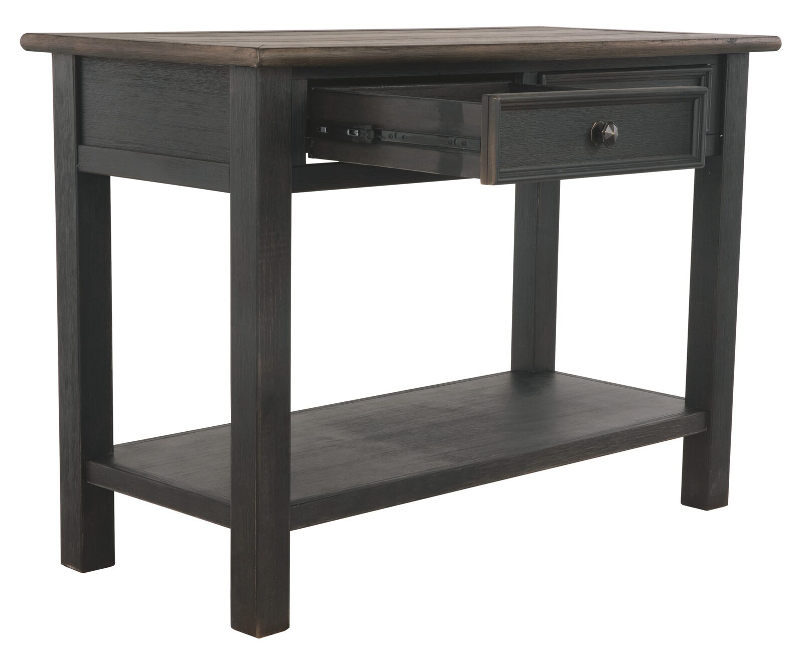 Tyler Creek - Sofa Table - Grayish Brown / Black - Image 3