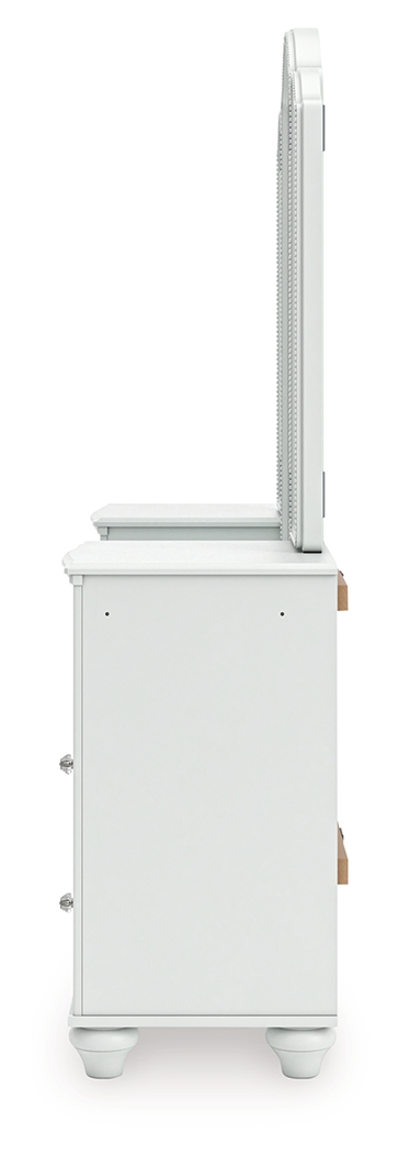 Kozlani - Vanity With Mirror - White - Image 8