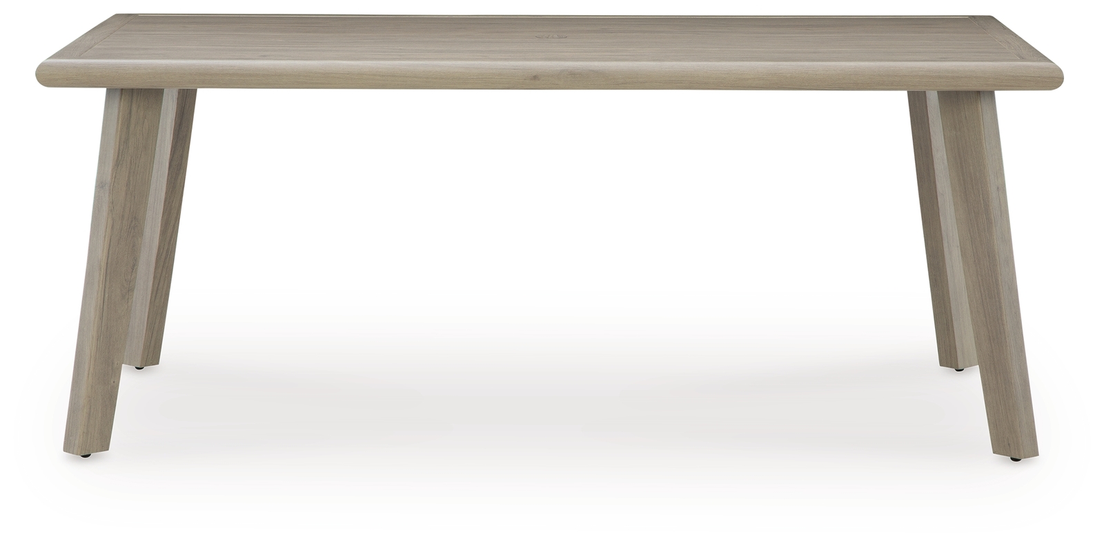 Cliff Trails - Rectangle Dining Table With Umbrella Option - Beige - Image 3