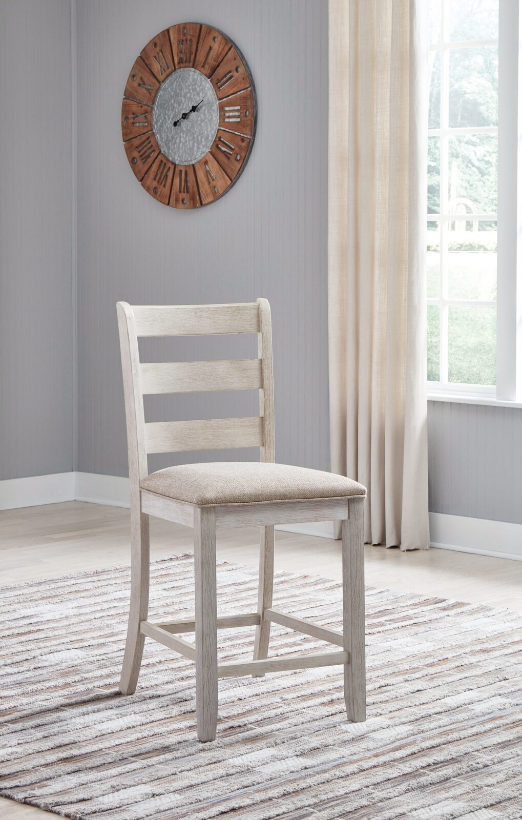Skempton - Upholstered Barstool (Set of 2) - White - Image 8