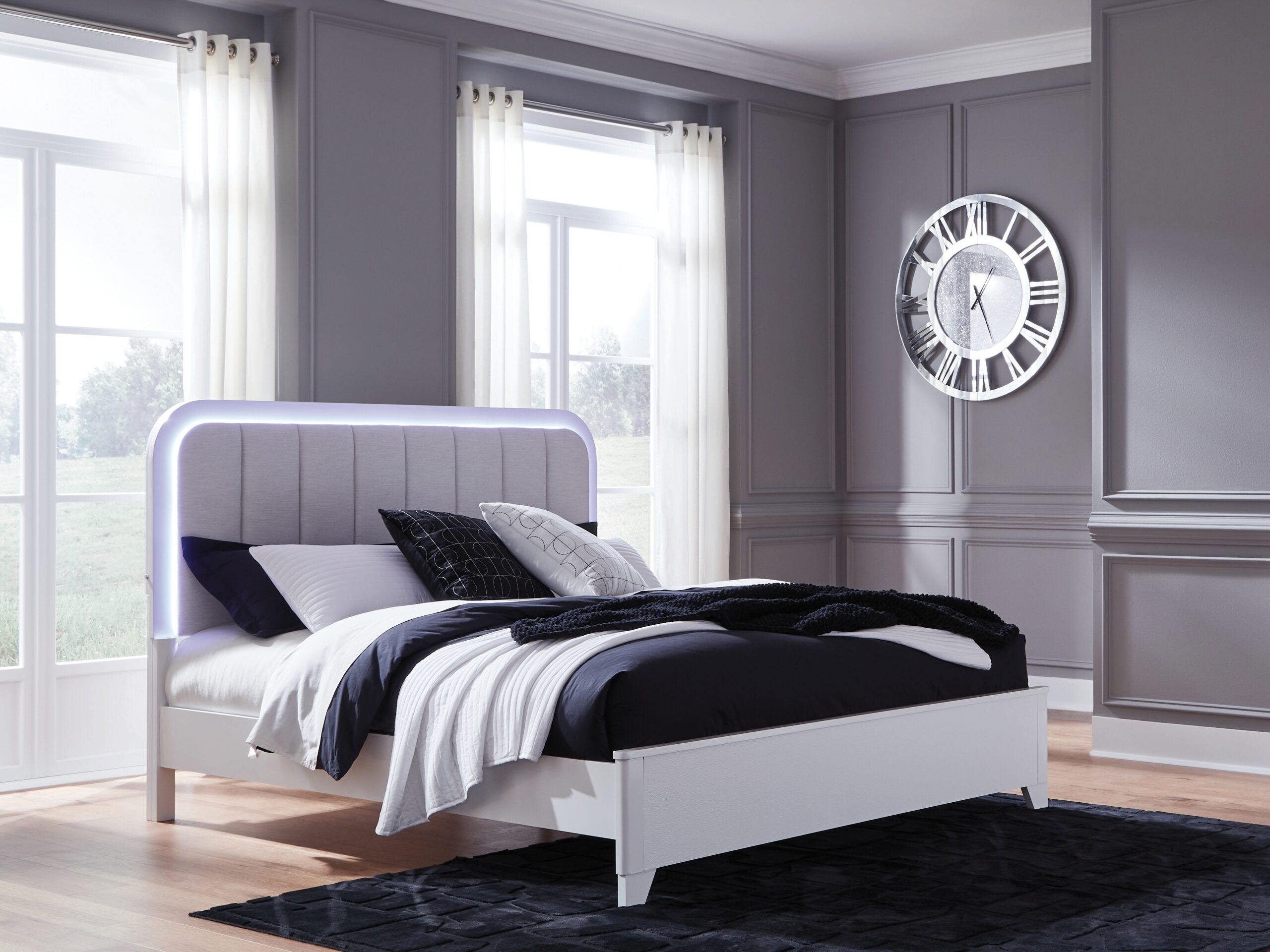 Jarlee - Upholstered Panel Bed - Image 2