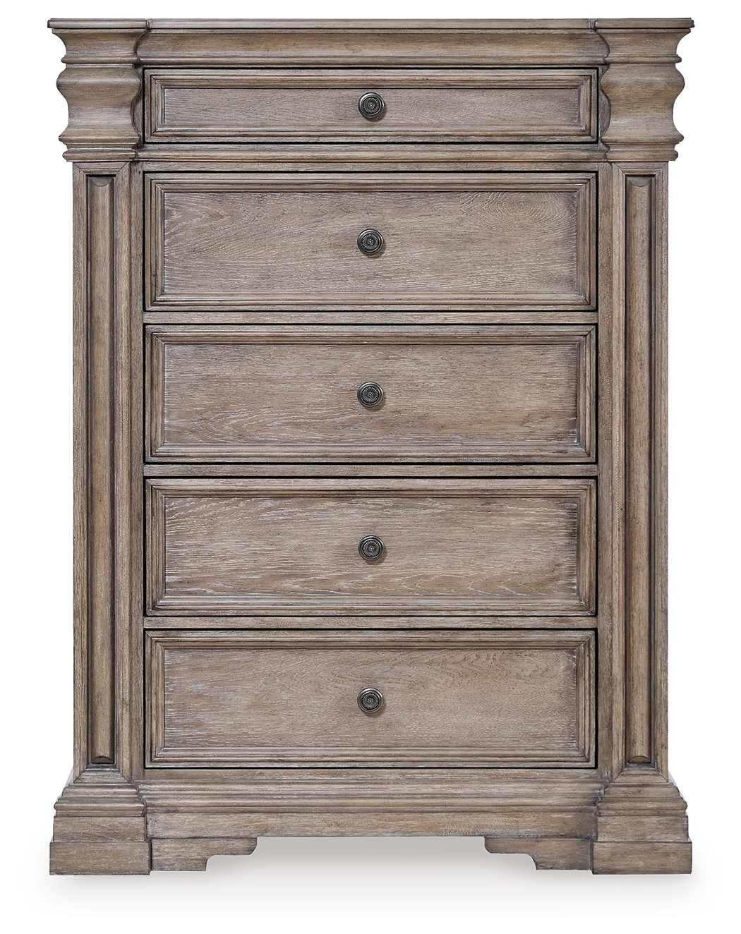 Blairhurst - Five Drawer Chest - Light Grayish Brown - Image 4