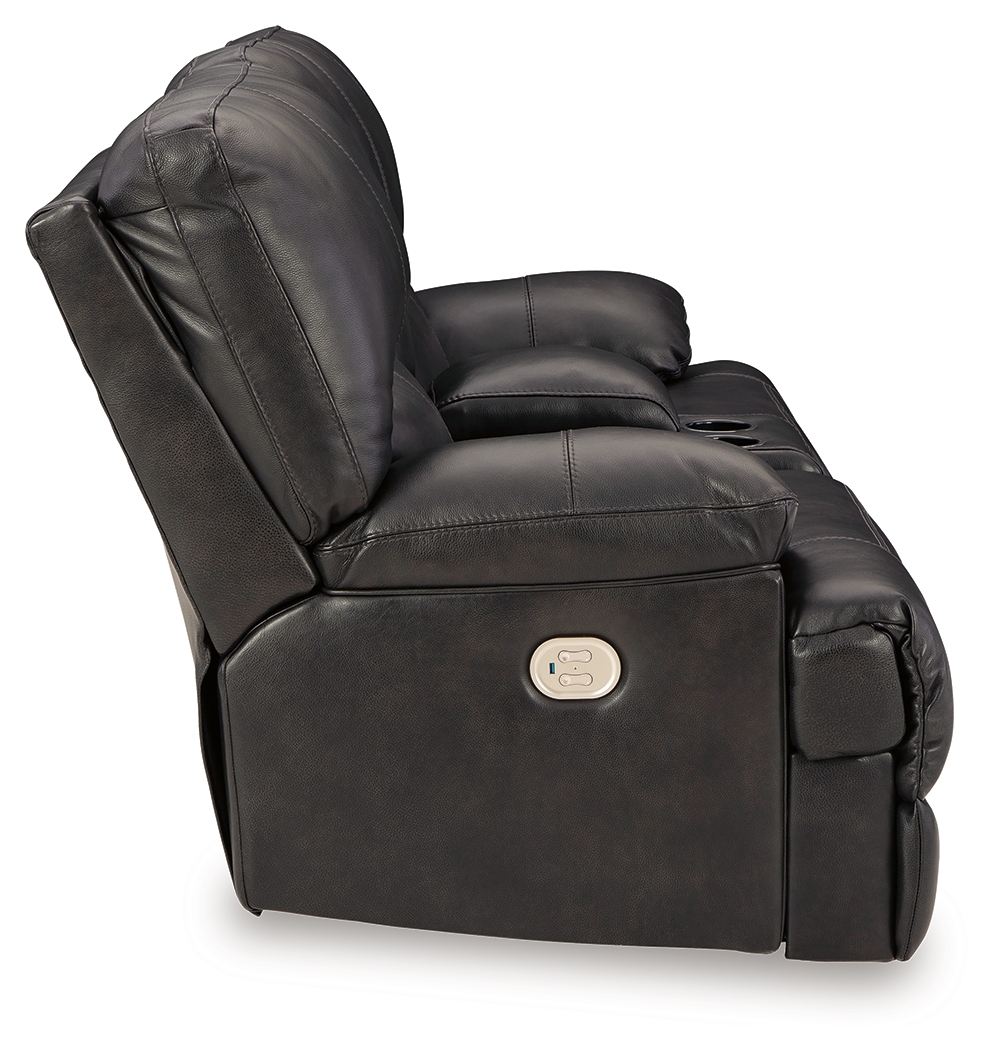 Mountainous - Power Reclining Loveseat With Console /Adj Headrest - Eclipse - Image 5