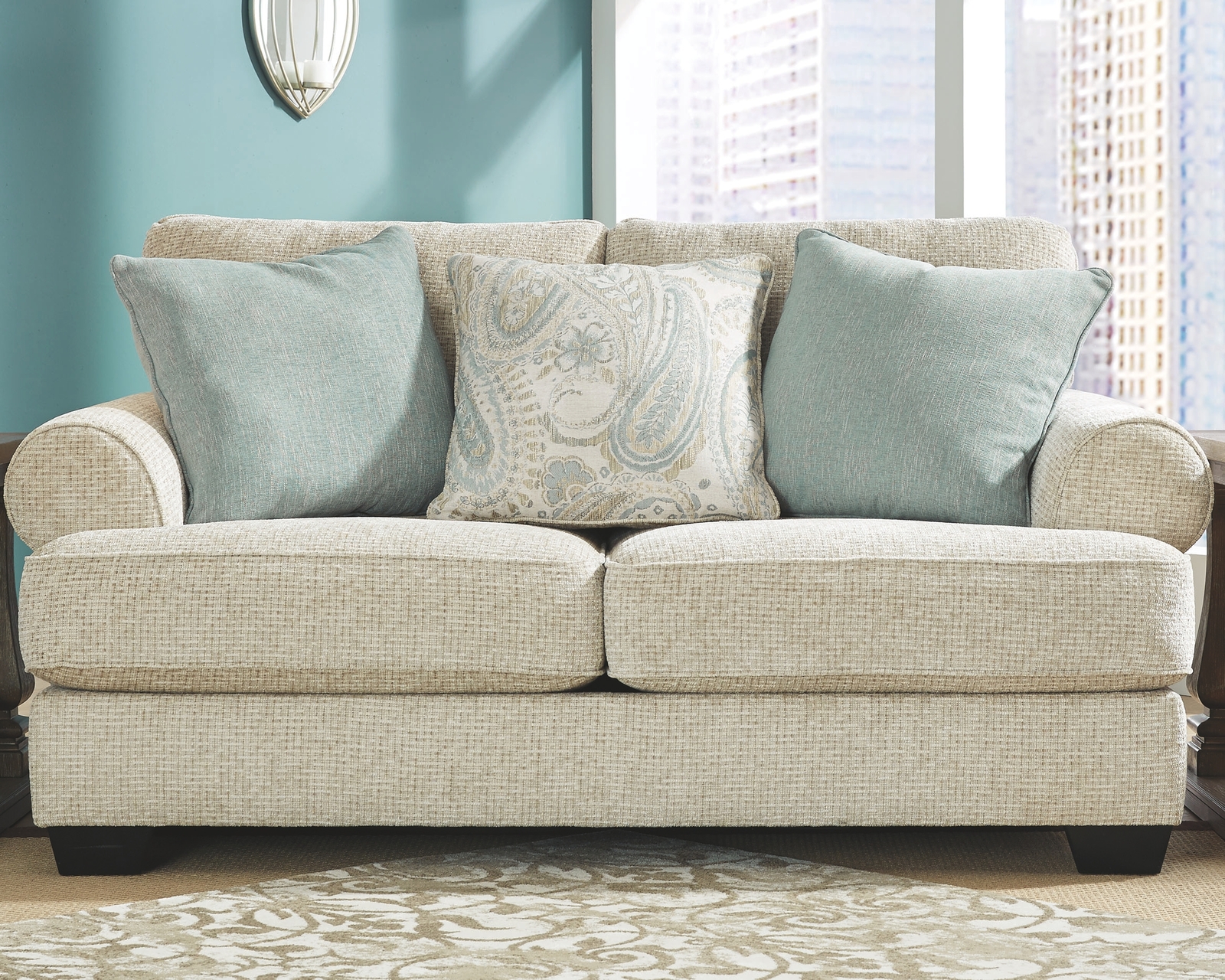 Monaghan - Loveseat - Sandstone - Image 2