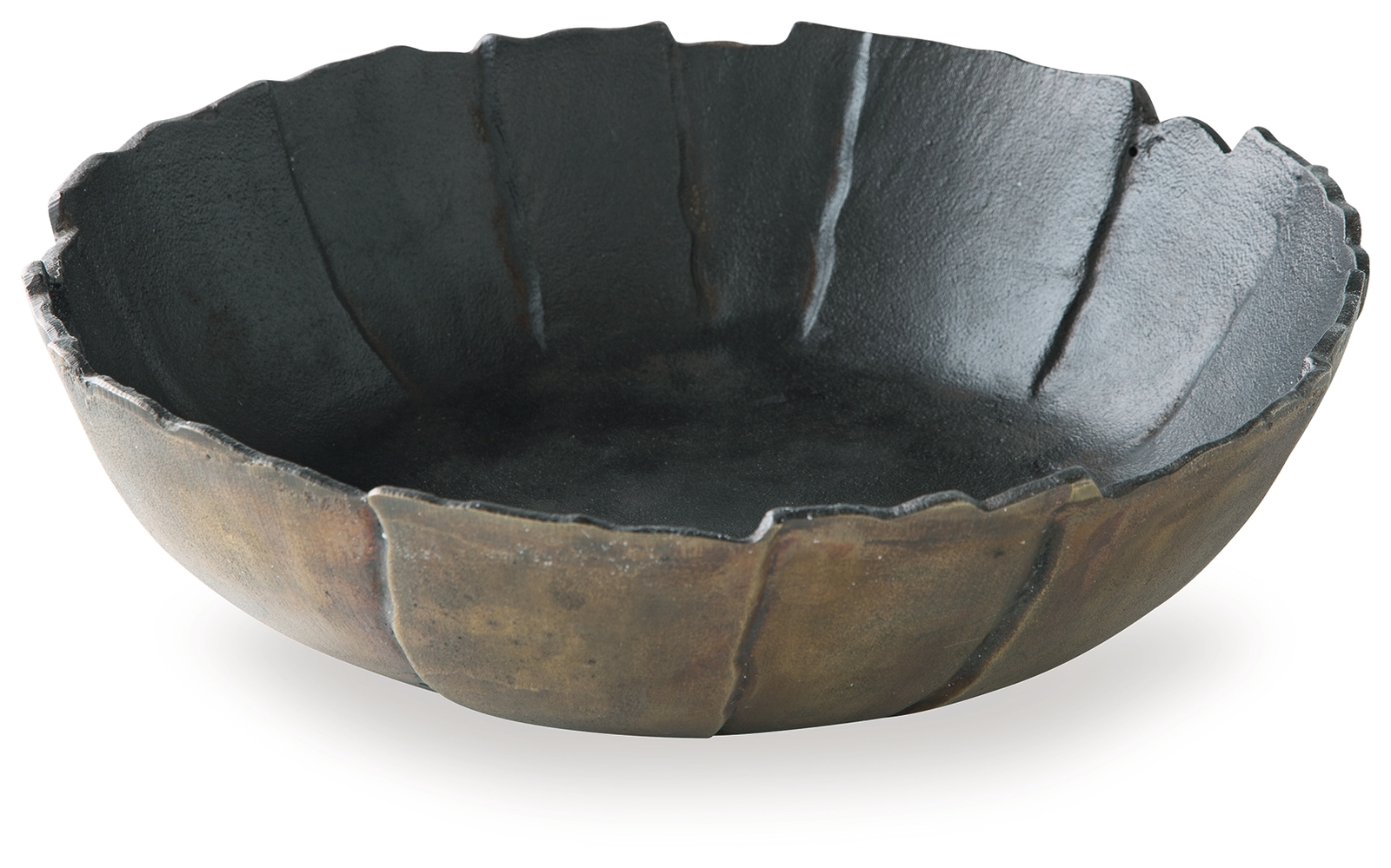 Aidman - Bowl - Black / Antique Gold Finish - Image 3