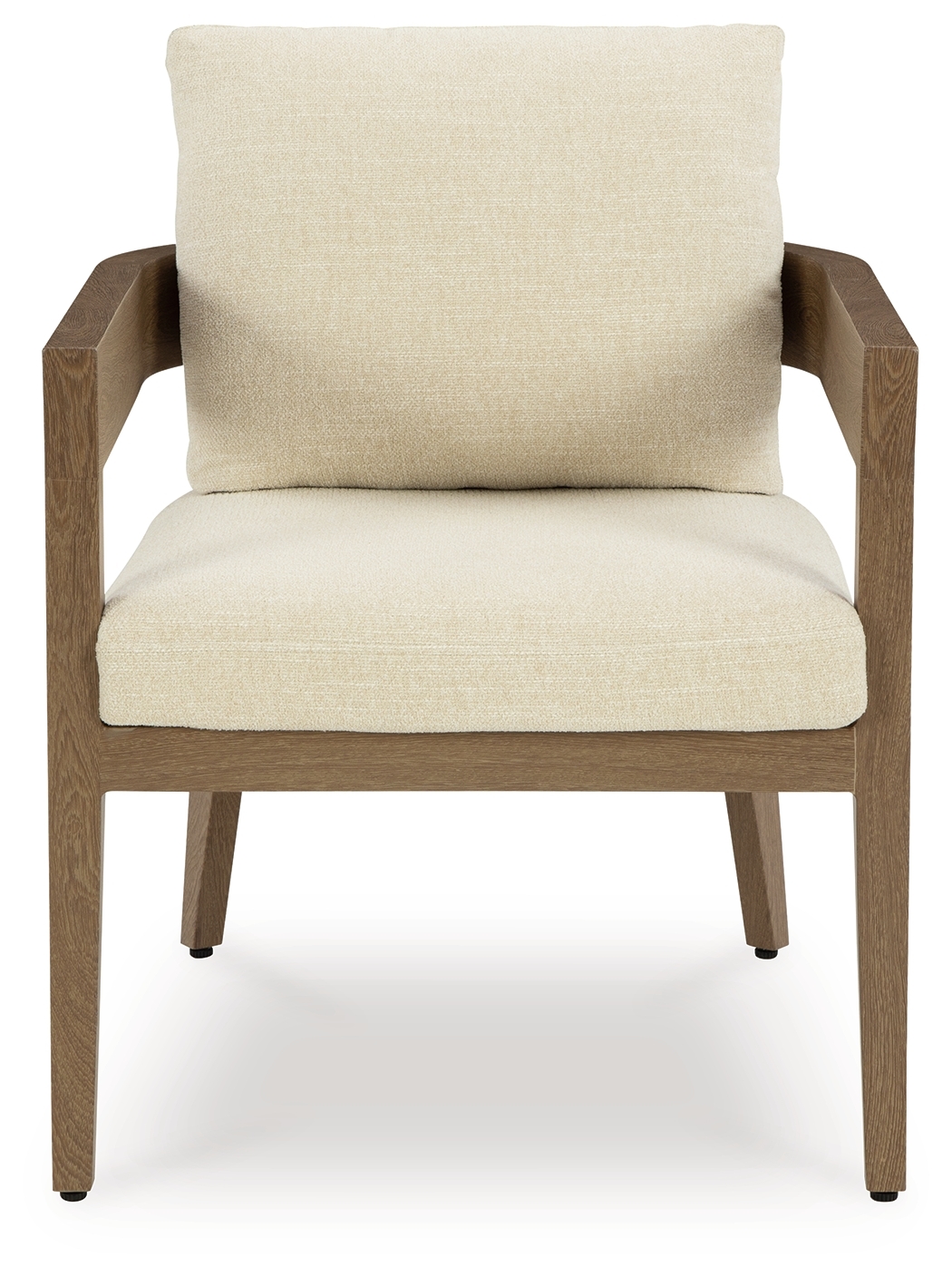 Serene Bay - Arm Chair With Cushion (Set of 2) - Dark Brown / White - Image 4