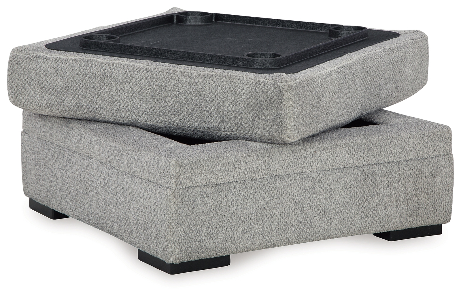 Casselbury - Ottoman With Storage - Cement - Image 3