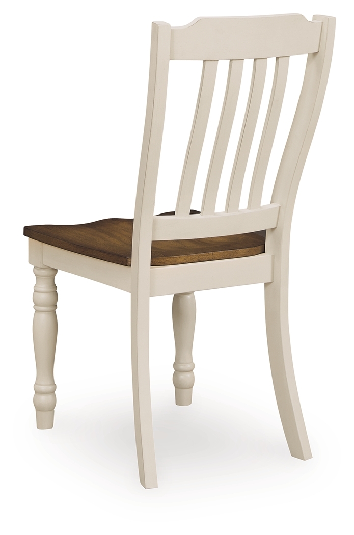 Wirloni - Dining Room Side Chair (Set of 2) - Antique White / Brown - Image 6