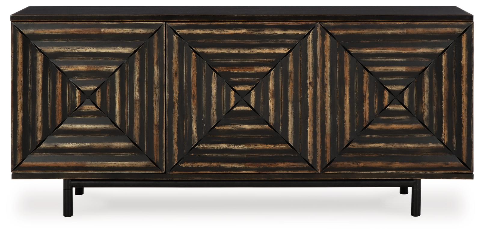 Fair Ridge - Accent Cabinet - Distressed Black - Image 4