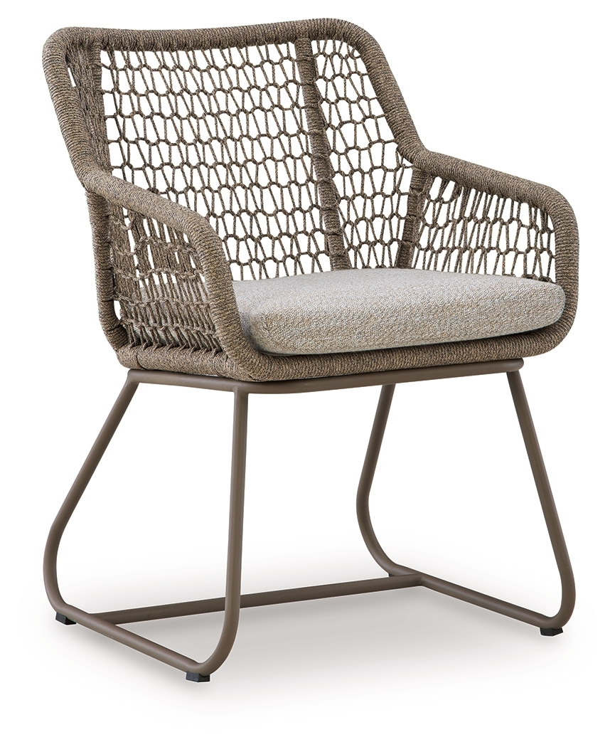 Majors Beach - Outdoor Table And 2 Chairs (Set of 3) - Beige - Image 4