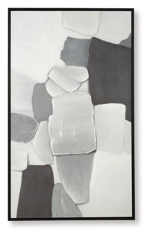 Adilson - Wall Art - White / Gray / Black