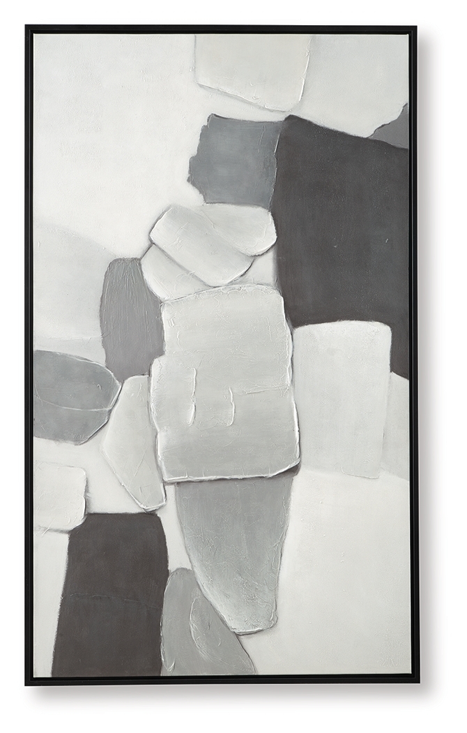 Adilson - Wall Art - White / Gray / Black