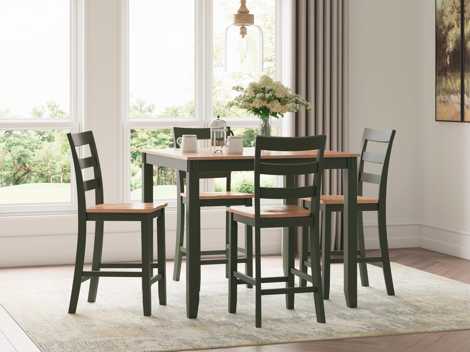 Gesthaven - Dining Room Counter Table Set - Image 3